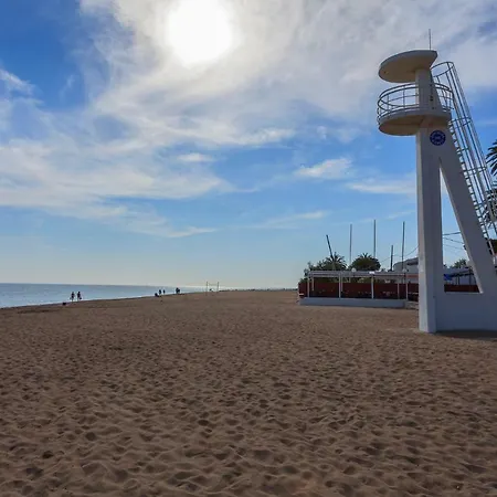 Apartamento Playa Con Piscina Y Terraza En Urbanizacion De Lujo